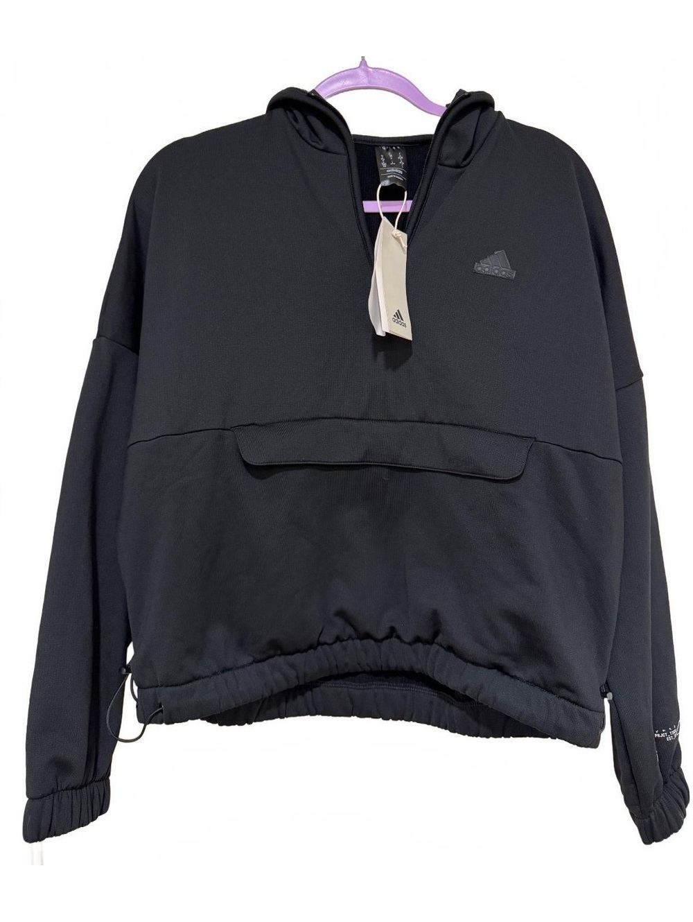 Adidas Women's Black Hoodie Sweatshirt Size Small W CE FL HD New with Tags